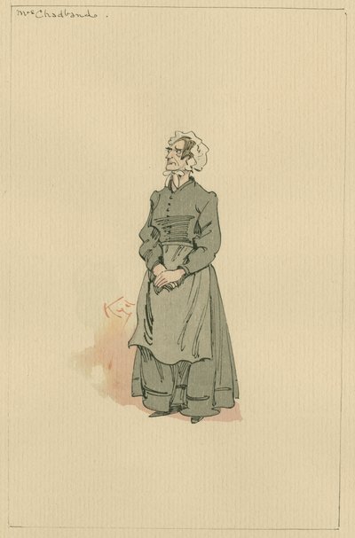 Mrs. Chadband by Joseph Clayton Clarke